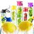 Die Fruchtflaschen sind in 7 attraktiven Farben erhältlich.