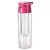 Fruit bottle "Drinking bottle with fruit insert" Made in Italy, Please select desired color: Pink, 3 image